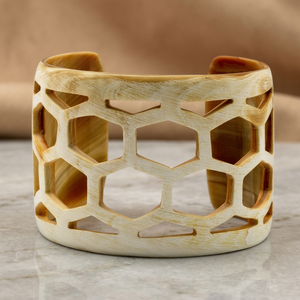 กำไลข้อมือแฟชั่นสำหรับผู้หญิงลายเขาควายเป็นมิตรต่อสิ่งแวดล้อม - Product Image 2