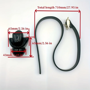 Mordaza Roja y Negra, Cinturón de Bondage <span class=keywords><strong>para</strong></span> la Boca, Tapón de Lengua Fijo, Bola de Silicona <span class=keywords><strong>para</strong></span> la Boca, Productos Eróticos, Juguetes Sexuales <span class=keywords><strong>para</strong></span> Mujeres y <span class=keywords><strong>Parejas</strong></span> - Product Image 4