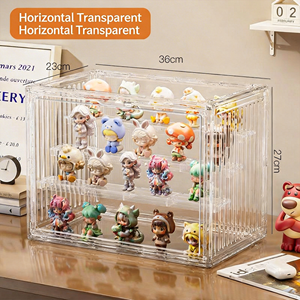 Caja de Almacenamiento Transparente a Prueba de Polvo, Moderna y Ecológica, para Figuras de Juguete y Cajas Sorpresa, Venta al Por Mayor - Product Image 2