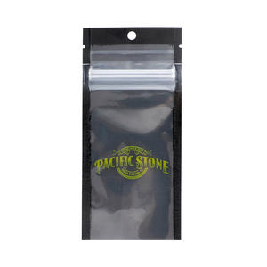 Shisha-Verpackung 3-Seitenversiegelung MOPP/VMPET/PE Flachbeutel Kindersicherer Reißverschluss Aufhängeloch FDF-4545 - Product Image 3