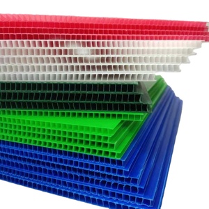 Cheap price 3mm Laser Cutting Colorful Polypropylene Sheet durable Plastic Sheet/Board/Plate with hollow structure