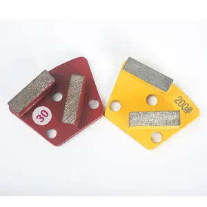 Bloc de ponçage en métal trapézoïdal diamanté <span class=keywords><strong>pour</strong></span> béton, ciment, marbre, granit, pierre, terrazzo, sol, personnalisable - Product Image 4