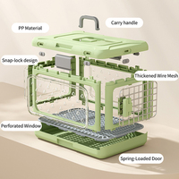 Cage de voyage pliable respirante de grande capacité pour petits chiens, vente en gros