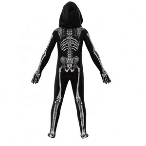 Disfraz de Halloween de Esqueleto Terrorífico Unisex, Trajes de Espectáculo para Adultos, Conjuntos de Ropa Superior para Niños, Venta al por Mayor, ¡Gran Demanda! - Product Image 3