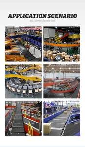 สายพานลำเลียงสแตนเลสแบบใหม่ ป้องกันแบคทีเรีย ปรับขนาดและความเร็วได้ เหมาะสำหรับร้านอาหาร/ร้านค้าปลีก/ร้านอาหาร/คลังสินค้า - Product Image 6