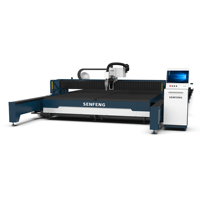 Machine de découpe laser CNC 3 axes pour tubes et tôles de 30 kW avec prise en charge AI/PLT/BMP, écologique, vitesse de coupe de 100 m/min