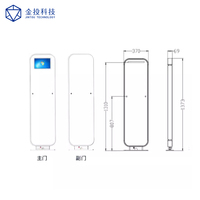 Lector RFID de Techo JINTOU 840-960MHz ISO 18000-6C para Autopago, Gestión de Almacenes y Gestión de Documentos