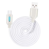 Kabel pengisi daya Android, kabel pengisian daya cerdas USB, pengisian daya cepat, perlindungan jalinan tali, kabel pengisian daya Android otomatis mati saat pengisian daya penuh