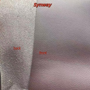 Cuero Sintético de Microfibra PU con Textura Litchi de 1.2MM, Transpirable, Impermeable y Resistente a Desgaste/Arañazos para Interiores de Automóviles y Muebles, MOQ 1 Yarda - Product Image 3