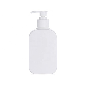 <span class=keywords><strong>8oz</strong></span> HDPE phẳng vuông chai nhựa bơm chăm sóc da bao bì sang trọng Kem Mặt Trời chai tùy chỉnh dầu gội chai bao bì với logo - Product Image 4