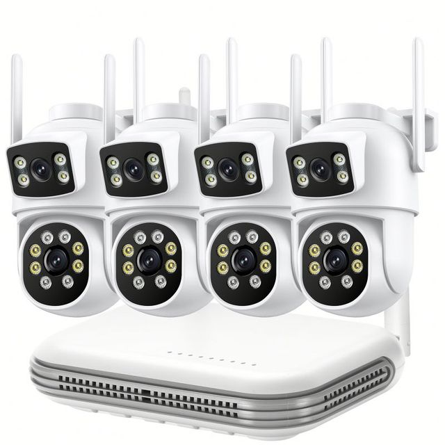 Cp Plus Cctv Camera Full Set 8Mp Ip 6 Pcs 32 Kit Surveillance 4K Security System Sdk Free Firmware Channel With Heat Map