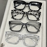 Monturas Ópticas Retro Vintage Cuadradas de Alta Calidad al por Mayor, Gafas con Protección Anti Luz Azul para Hombre y Mujer con Bisagras Metálicas