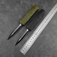 Couteau de poche tactique personnalisé avec design de crâne, lame 440C, manche ABS, couteau pliant EDC pour la survie en plein air, le camping, vente en gros