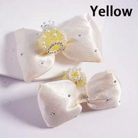 Accessoires de luxe en satin avec nœud, perles et strass pour la fabrication de bijoux, chaînes de téléphone DIY, pendentifs de sac - Vente en gros