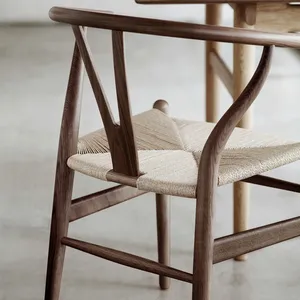 Chaises de salle à manger en bois massif vert finition semi-brillante durable de style antique