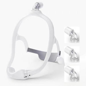 Adaptateur de tube pour masque CPAP, accessoires pour masque nasal en plastique, coude et connecteur de tube courbé pour <span class=keywords><strong>appareil</strong></span> anti-ronflement - Product Image 2