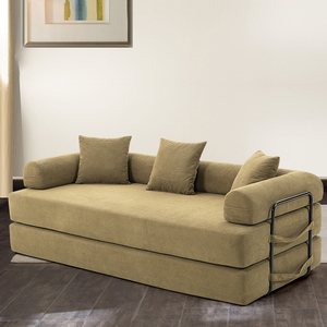 Convertible <b>Sofa</b> <b>Bed</b> Queen Folding Floor Couch Corduroy Fold Out Couch <b>Bed</b> Sleeper Mattress Boneless <b>Sofa</b> Comfy Lounge Loveseat - Product Image 6