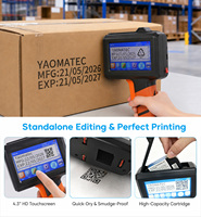 Imprimante portable YAOMATEC pour mots, chiffres, date, date d'expiration, date de production, logo pour carton et plastique