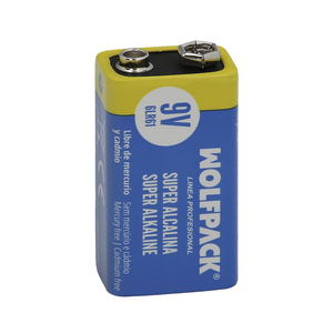 Batteria Alcalina 6LR61 (Confezione Blister da 1 Pezzo) - Product Image 1