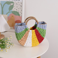 Sac en raphia de Madagascar tissé artisanal en édition limitée, taille complète, option de logo personnalisé