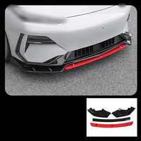 Spoiler avant sport pour modification de voiture, kit carrosserie noir compact, lèvre avant anti-collision, protection adaptée pour Geely Galaxy E8
