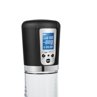 Copa de Masturbación Masculina con Pantalla LCD, Recargable por USB, 4 Niveles de Presión, 100% Impermeable, Masturbador Eléctrico para Adultos
