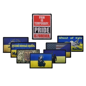 Accessori per abbigliamento con cuore ricamato patch Internet celebrità in nastro magico distintivo Morale indumento a gancio e ad anello ecologico - Product Image 1