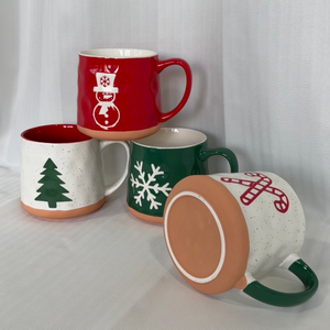 Hochwertige Maßgefertigte Weihnachts-Keramik-Kaffeetasse Große Kapazität Porzellanbecher für Geschäftsgeschenke zum Fabrikpreis - Product Image 6
