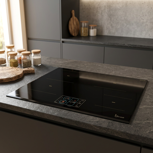 High Quality Made Italy Electric Four-cooker Induction <b>Hob</b> Touch Control 9+Booster Levels Black Ceramic Glass 60cm Display - Product Image 3