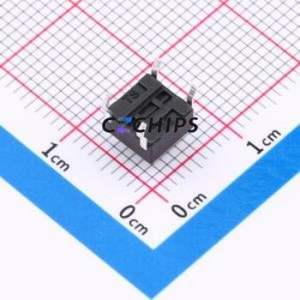 SMG-01-H050A1 Tactile Switch DIP-4P,6x6mm Switch Single Pole Single Throw Round Button 2.5N 6mm - Product Image 2