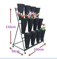 Le support de fleurs peut être personnalisé pour le magasin de fleurs