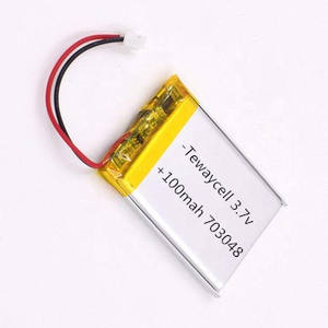Flat 503050 LiPo battery rechargeable <span class=keywords><strong>3</strong></span>,7 V 1000mAh Li Polymer battery with PCB and wire - Product Image 3