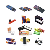 Emballage de cartouche de distillat vide résistant aux enfants cartouche de préchauffage dispositif jetable chariot vide boîte d'emballage CR