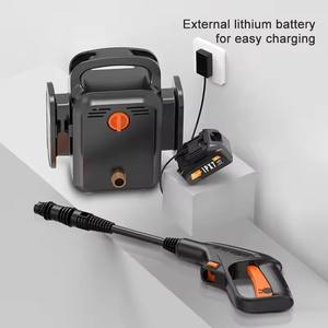 Mini-Sprühgerät Hochdruck-Autowaschmaschine Akkubetriebene Elektrische Tragbare Pistole Kupfer Autowaschausrüstung - Product Image 4