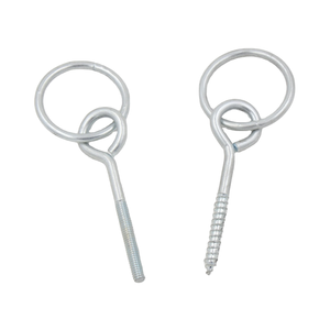 ตะขอแขวนเชือกโบลต์แหวนเหล็กคาร์บอนชุบสังกะสีพร้อมแหวนเชื่อมระบบการ<span class=keywords><strong>วัด</strong></span>มาตรฐาน ISO เกรด4.8/5.8/8.8 - Product Image 5