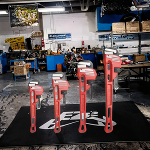 Clé à pipe américaine robuste X-Spark de 8 pouces, mâchoire dentelée, garantie de 3 ans, qualité industrielle, acier au carbone économique - Product Image 3