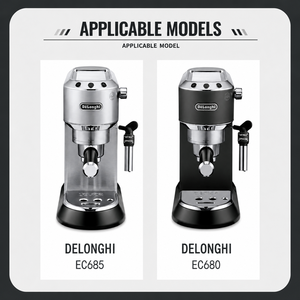 Porte-filtre à expresso en acier inoxydable à triple oreille sans fond avec poignée en bois massif de 51 mm pour machine à café <span class=keywords><strong>DeLonghi</strong></span> - Product Image 5