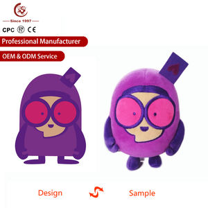 Nuova bambola di peluche simpatica animale con cartone animato personalizzato peluche peluche PP imbottitura di cotone personalizzato senza MOQ di alta qualità diretta in fabbrica - Product Image 4