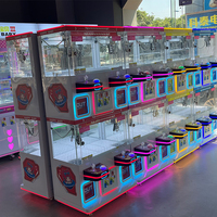 Machine à griffes à monnayeur pour poupées d'arcade, prix usine, avec accepteur de billets et lecteur de cartes