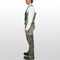 Salopette de pêche à la mouche pour hommes, wader de grande qualité respirante avec fermeture éclair avant, imperméable
