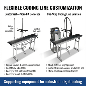 <strong>Fastjet</strong> Supplier <strong>Fastjet</strong> F540-60si <strong>Fastjet</strong> <strong>Inkjet</strong> Printing Machine Small Character <strong>Inkjet</strong> <strong>Printer</strong> with Custom Conveyor Brankct - Product Image 2