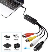 Convertidor USB Tipo-C AV a USB C, Tarjeta Capturadora de Video, Adaptador para Teléfono Móvil/PC
