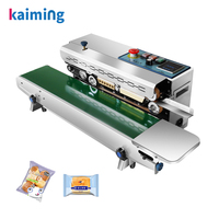 Machine de scellage continu 770A pour films et sachets alimentaires – Scelleuse à bande horizontale thermique
