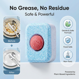 Tablettes <span class=keywords><strong>de</strong></span> nettoyage <span class=keywords><strong>vaisselle</strong></span> OEM très vendues – Formule détartrante <span class=keywords><strong>pour</strong></span> <span class=keywords><strong>lave</strong></span>-<span class=keywords><strong>vaisselle</strong></span> – Produits <span class=keywords><strong>de</strong></span> nettoyage ménager - Product Image 3