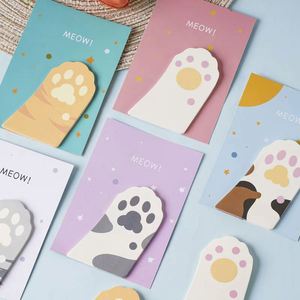 Multicolor Kawaii Cat Paw Design Customizable Memo Pads Cute Office School Paper Writing Gifts Special-Shape Self-Adhesive Memos - Product Image 2