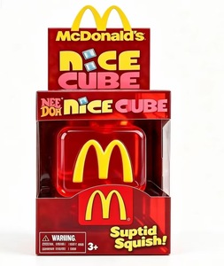 2026 Nuevo y Popular Cubo Sensorial Antiestrés Schylling Squishy de Comida Rápida y Bebidas, Cubo de Maltosa Blandito y Esponjoso con Diseño de Mármol - Product Image 4