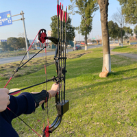 Arc composé de tir à l'arc pour jeunes et débutant, droitier/gaucher, poids de 10 à 20 lb, avec équipement de chasse