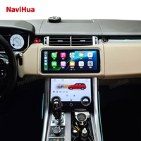 Navihua Nouveau Design 12.3 ''Écran Incurvé Android Autoradio GPS Navigation Multimédia Carplay pour Range Rover Sport L494 2014 2017