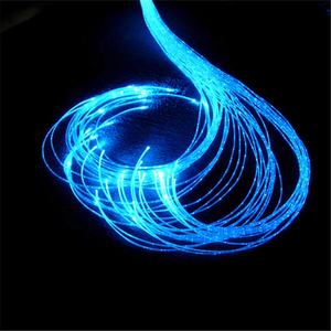 <span class=keywords><strong>Sin</strong></span> cubierta de PVC transparente cable de fibra óptica de brillo lateral de núcleo sólido de polímero flexible de baja atenuación ultra brillante - Product Image 2