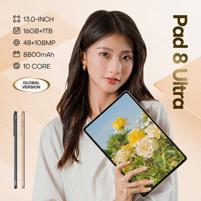 New Arrival New 13 Inch Tablet Big Memory High Quality Android 14.0 Dual Sim 4g 5g Gaming Tablet PC